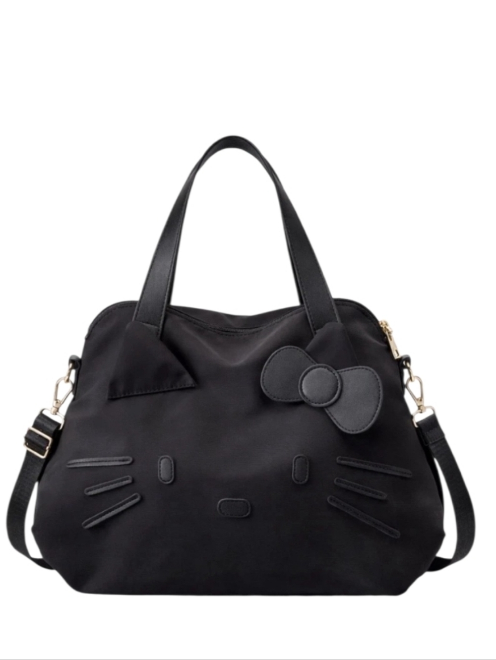 Sanrio Hello Kitty 2025 Black Travel Tote